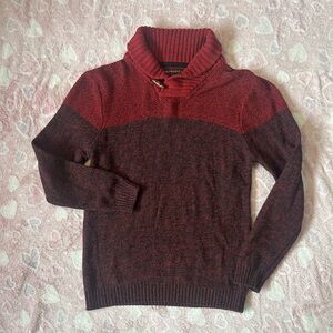 Retrofit Boys Red Cowl Neck Sweater size XL